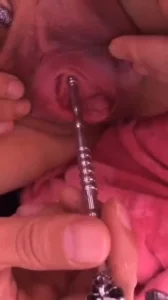 插出尿！